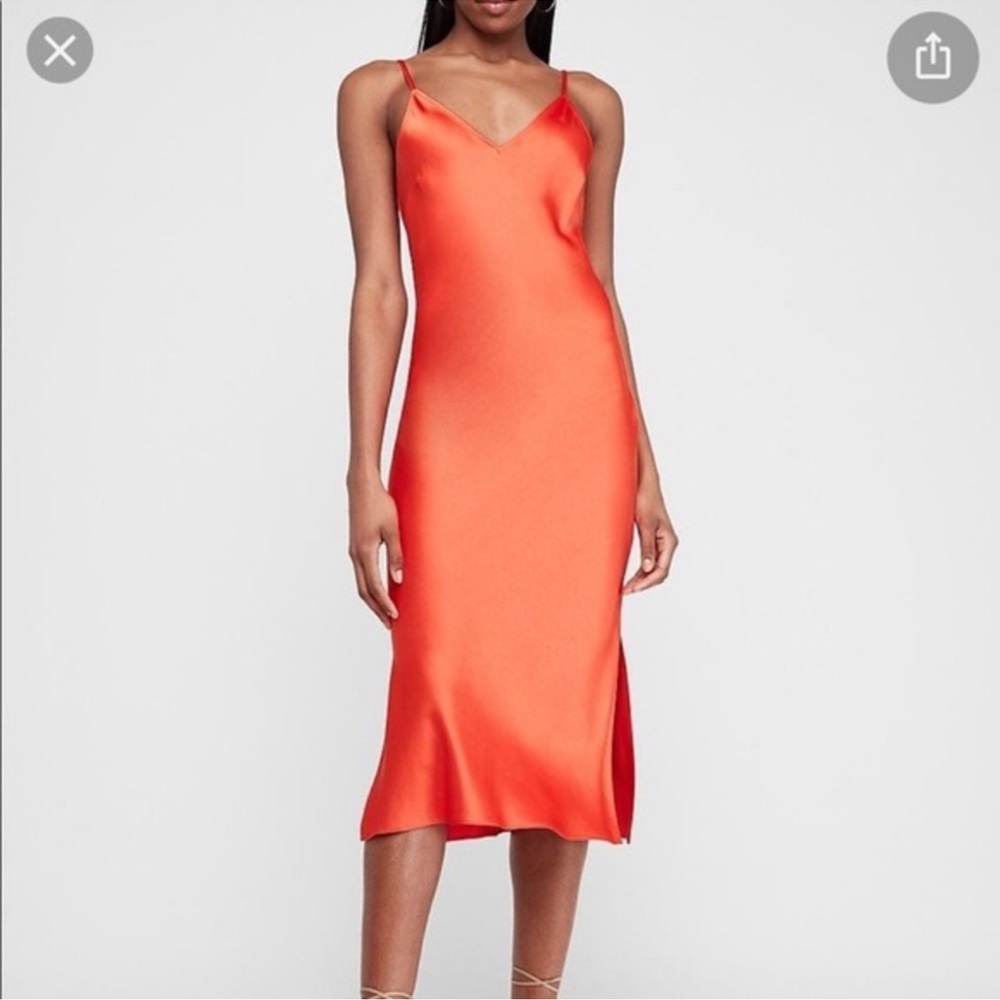 Express v-neck slip dress